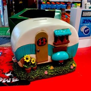 Camping piggy bank